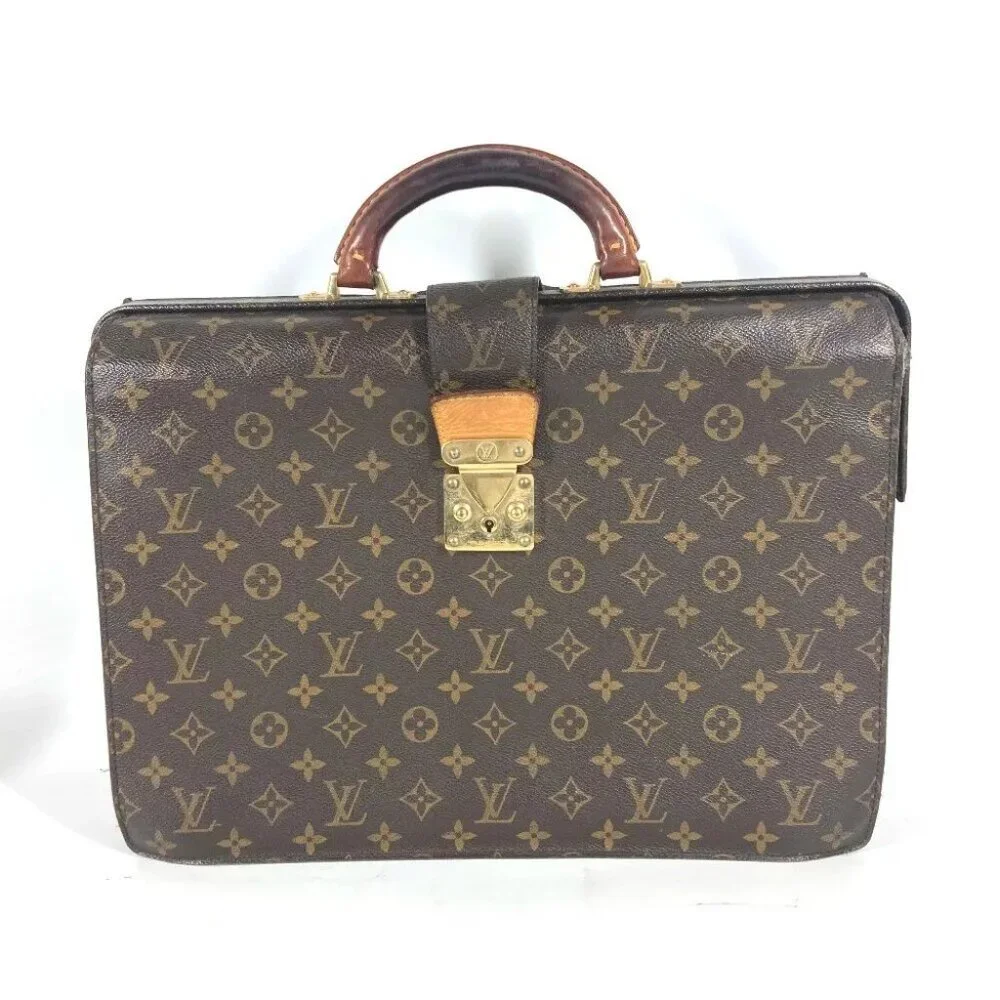 LOUIS VUITTON M53305 Monogram Serviette Fermoir Document bag Business bag
